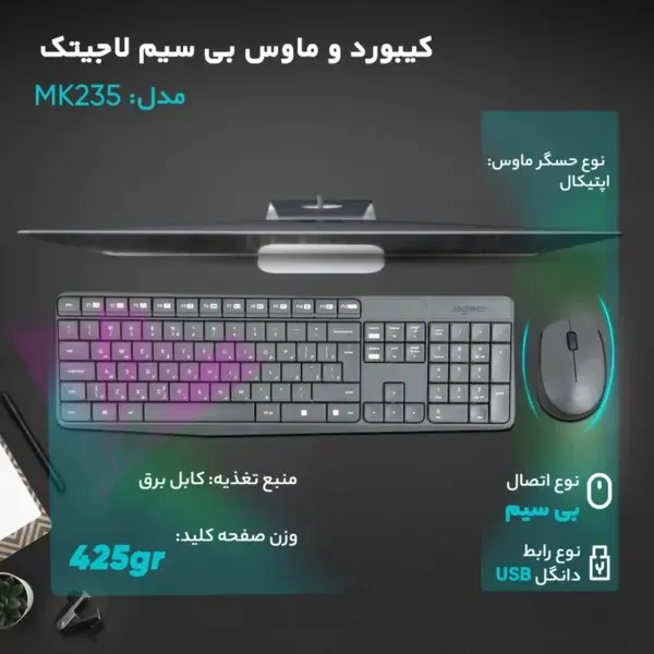 Logitech MK235 Wireless Mouse & Keyboard