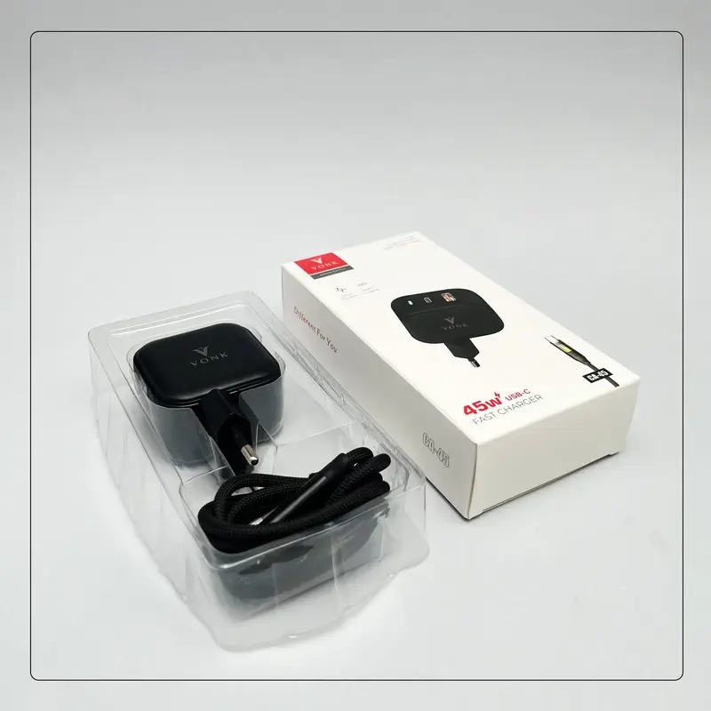VONK CA-45 45W Wall Charger with USB-C Cable