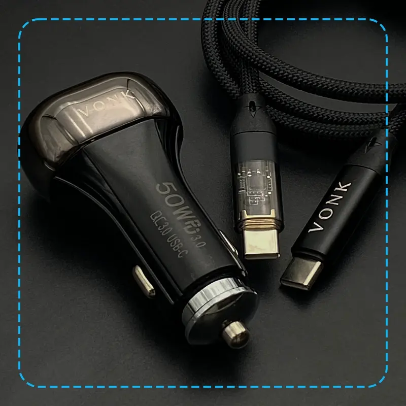 VONK VC-50 50W Car Cigarette Lighter Charger