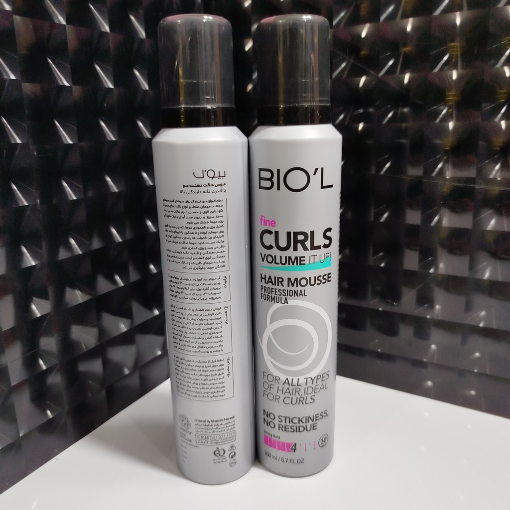 Biol 4 FINE CURLS 200ml For Curly Hair Mousse