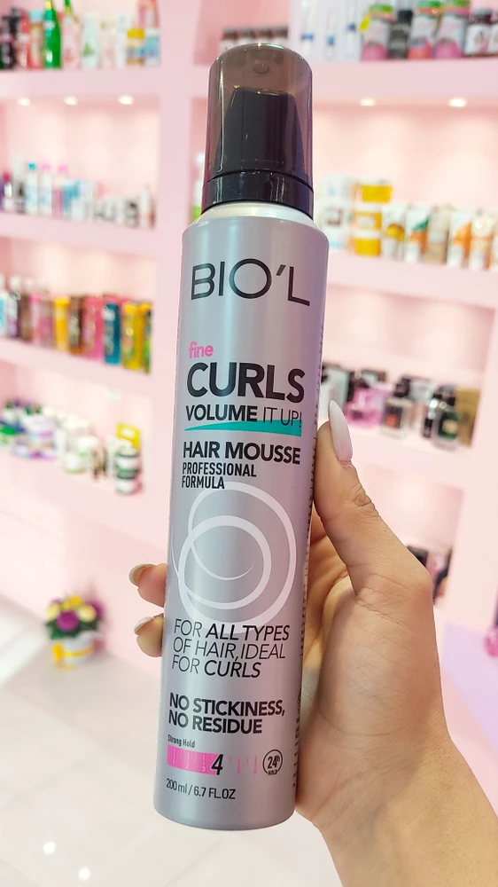 Biol 4 FINE CURLS 200ml For Curly Hair Mousse