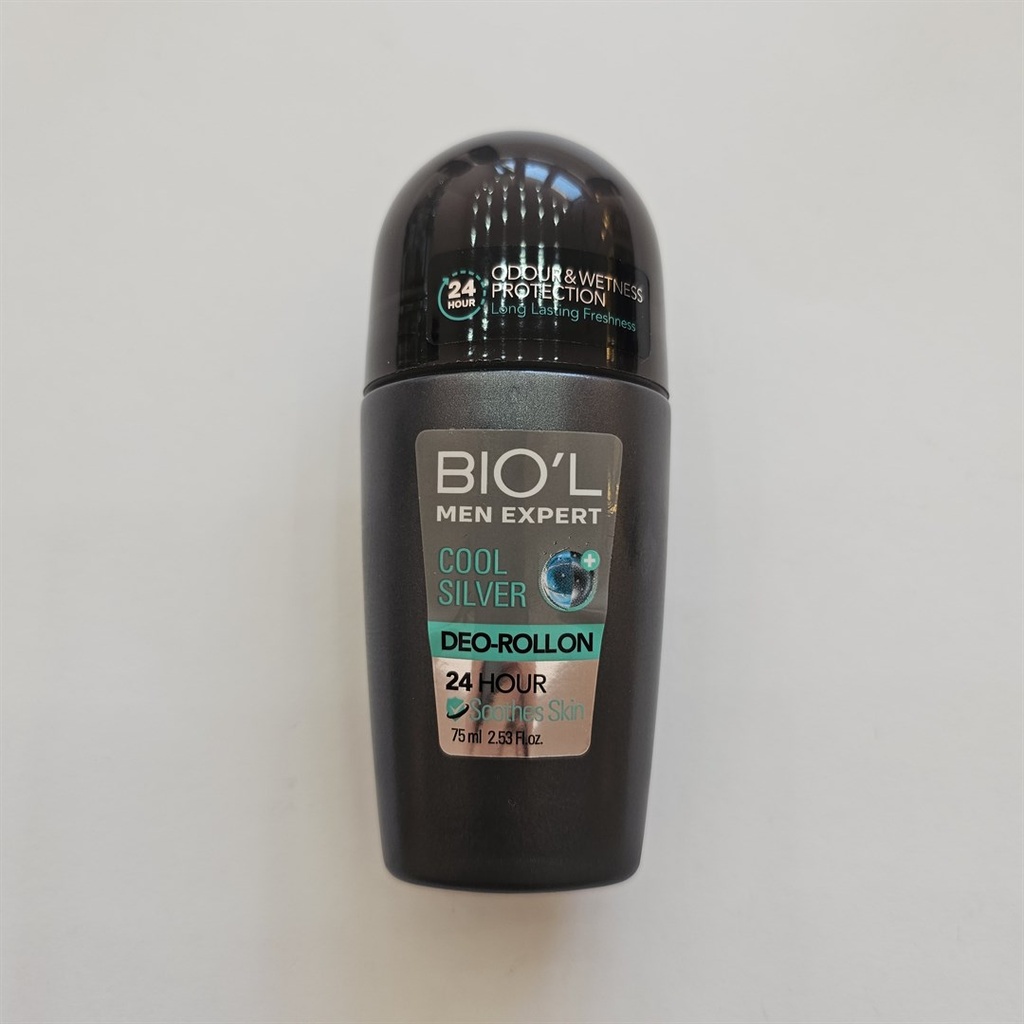 Biol COOL SILVER 75ml Men Deodorant Roll-On