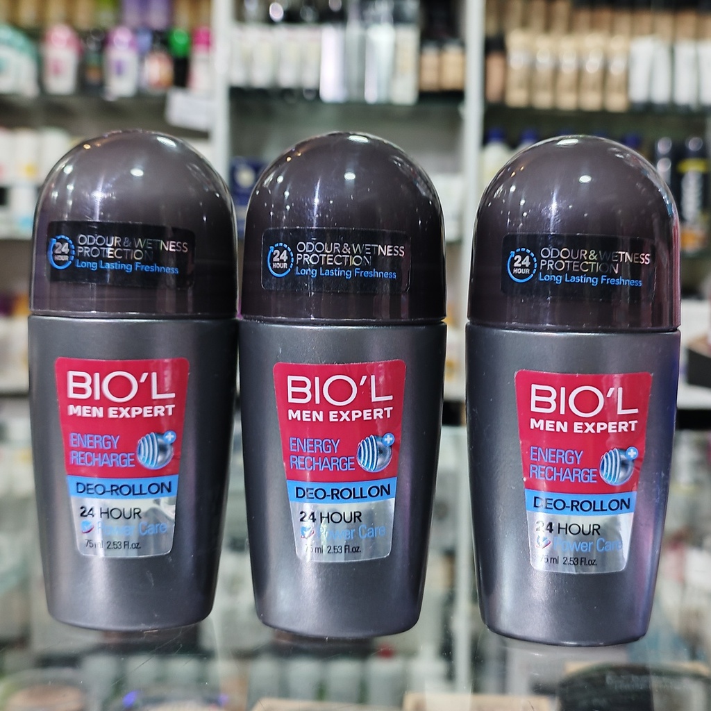 Biol ENERGY RECHARGE 75ml Men Deodorant Roll-On