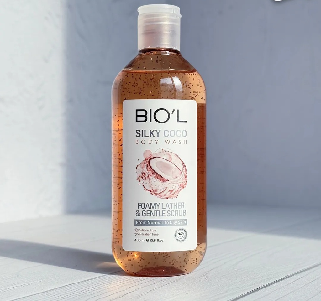 Biol Silky Coco 400ml For Oily Skin Body Wash