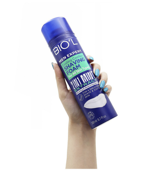 Biol MINT 200ml Men Shaving Foam