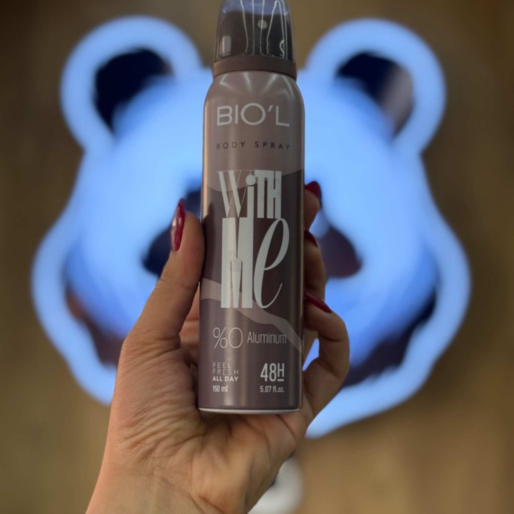 Biol WITH ME 150ml Men Body Spray