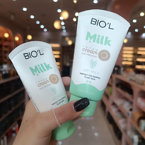 Biol Milk And Oat 70ml Hand and Face Moisturizing Cream