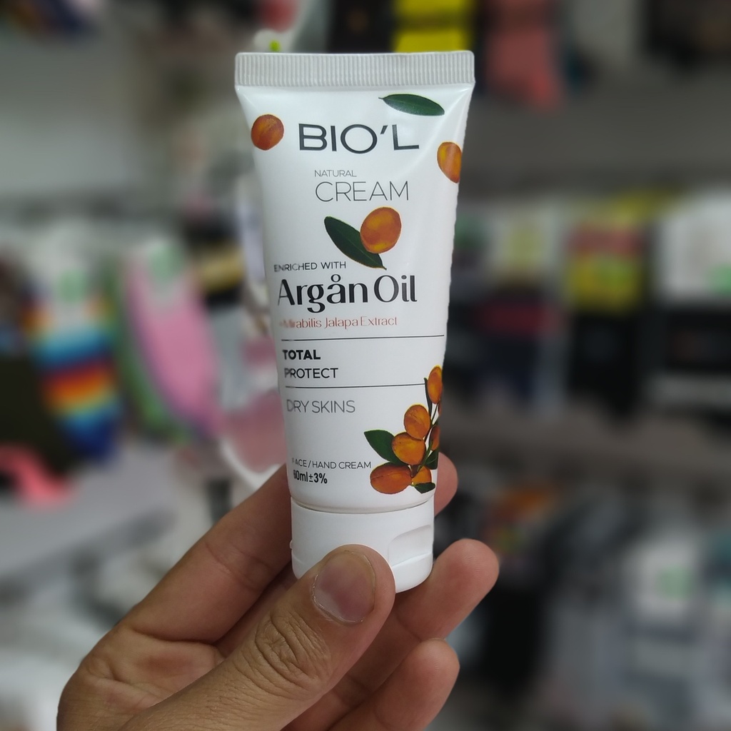 Biol Argan Oil 60ml Hand and Face Cream