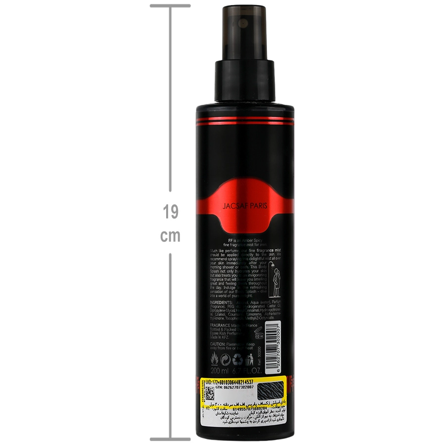 Jacques Saff FF 200ml Men Body Splash