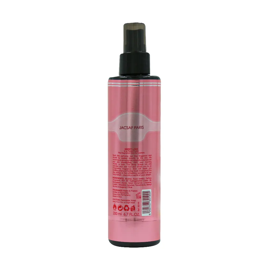 Jacques Saff Sweet Love 200ml Women Body Splash