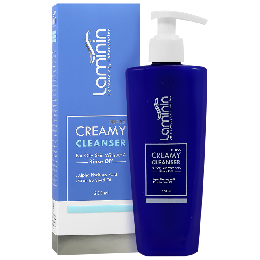 Laminin AHA 200ml For Oily Skin Face Cleansing Cream