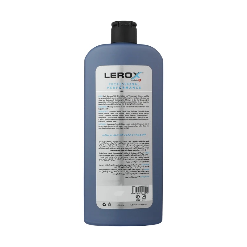Lerox Olive 10 O Braq Knn 10 550ml For Normal Hair Daily Shampoo