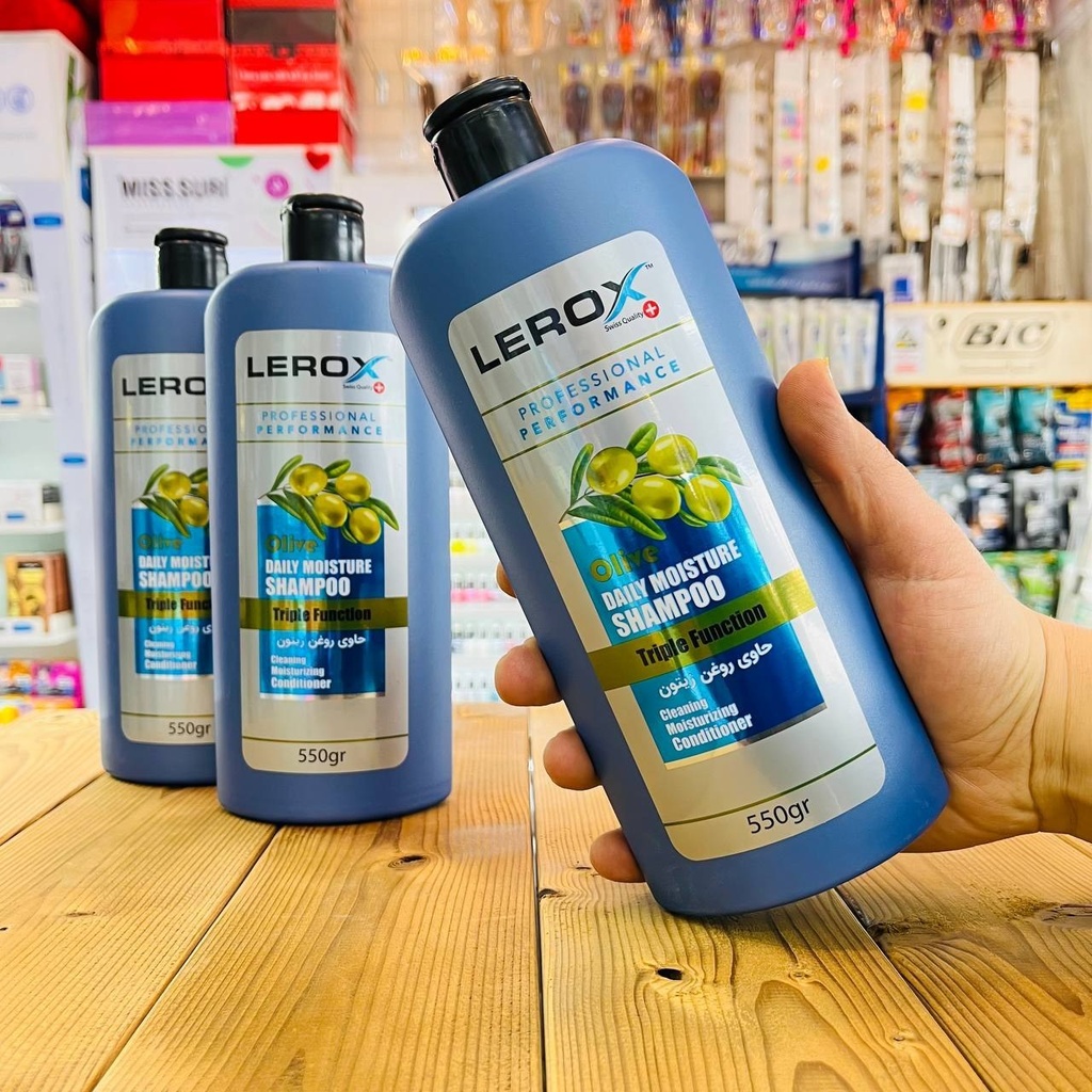 Lerox Olive 10 O Braq Knn 10 550ml For Normal Hair Daily Shampoo
