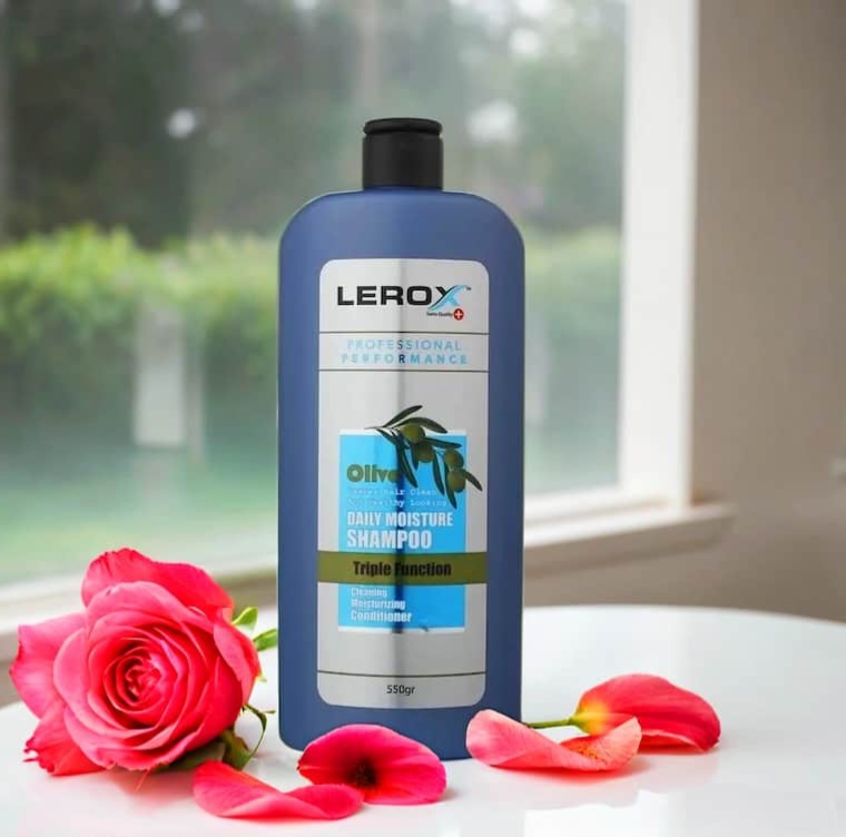 Lerox Olive 10 O Braq Knn 10 550ml For Normal Hair Daily Shampoo