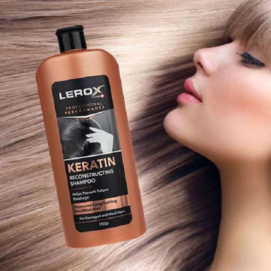 Lerox Keratin 550g 2pcs Pack Hair Shampoo