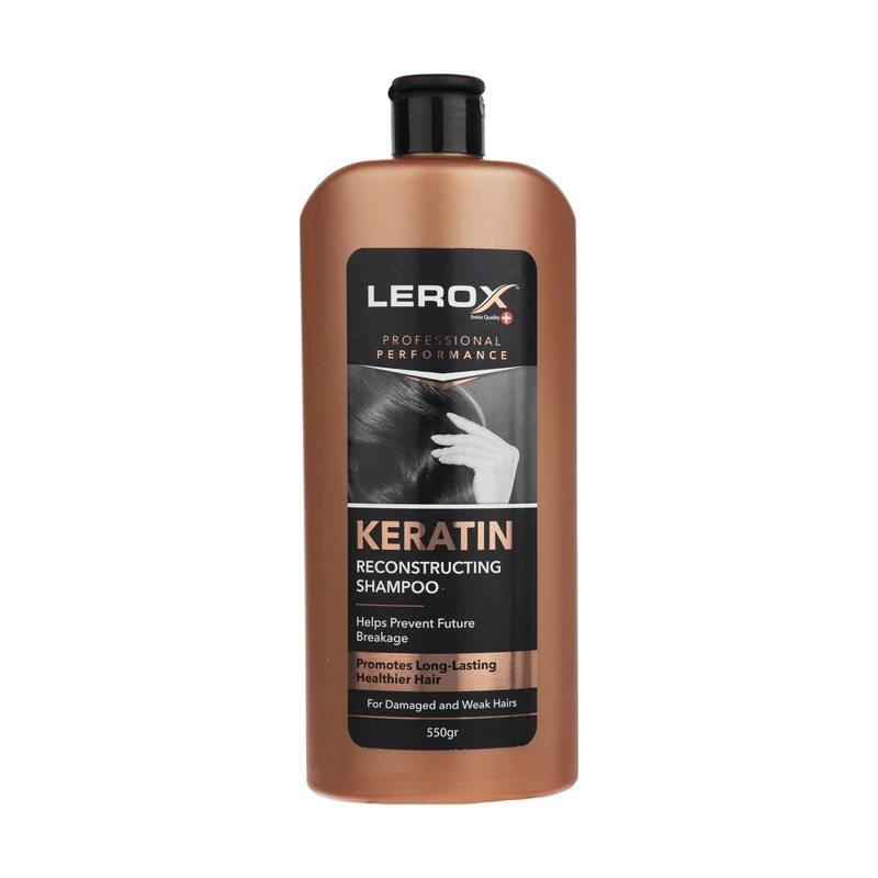 Lerox Keratin O Sulfate-free 550g 2pcs Pack Hair Shampoo