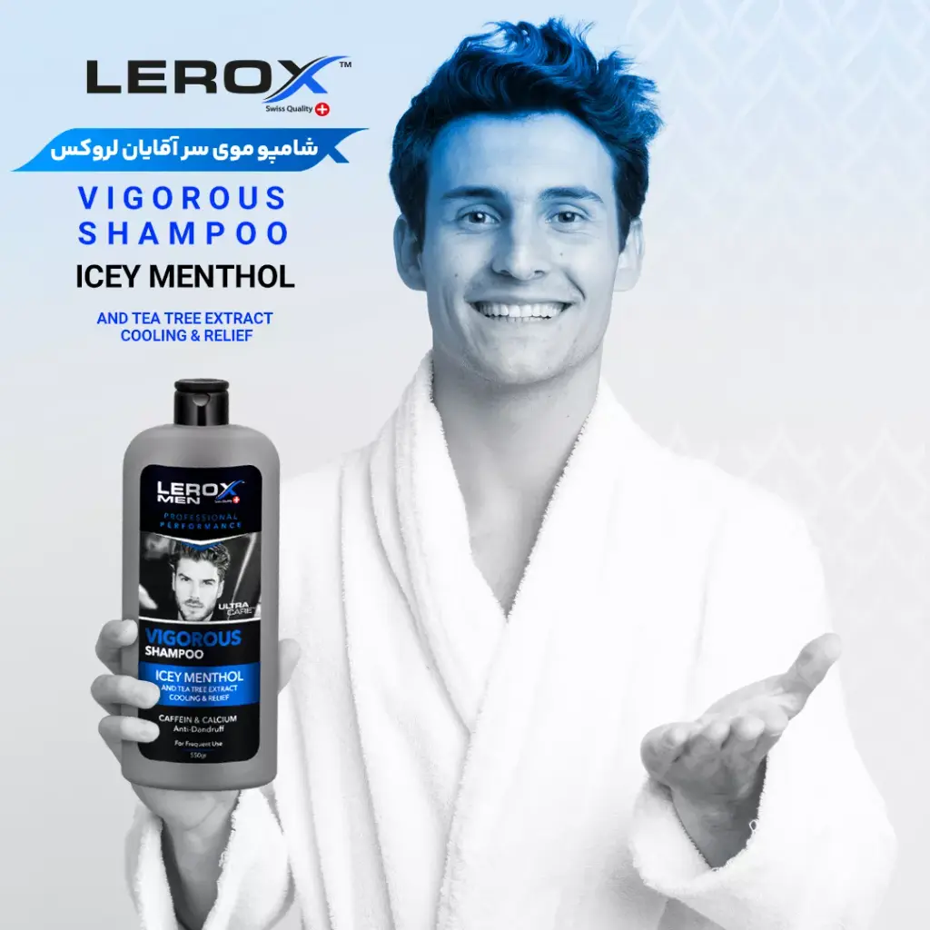 Lerox Icey Menthol 550ml Hair Shampoo