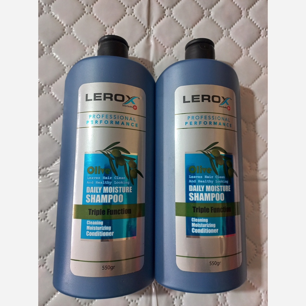 Lerox Daily Olive 550g 2pcs Pack Hair Shampoo