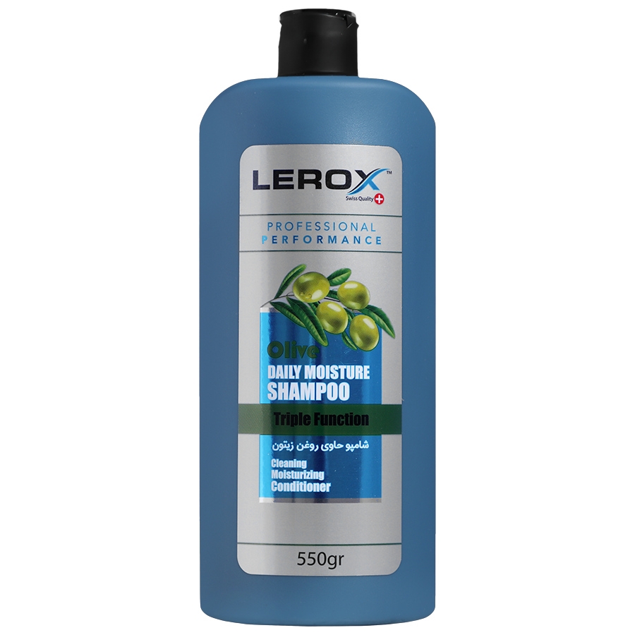 Lerox Daily Olive 550g 2pcs Pack Hair Shampoo
