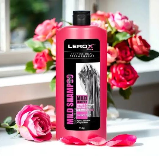 Lerox Collagen 550ml 2pcs Pack Strengthening Shampoo