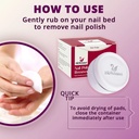 Newsaad 101 40pcs Pack Nail Polish Remover Pads