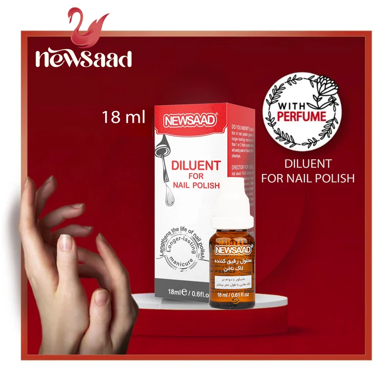 Newsaad DILUENT2 18ml 2pcs Pack Nail Polish Thinner