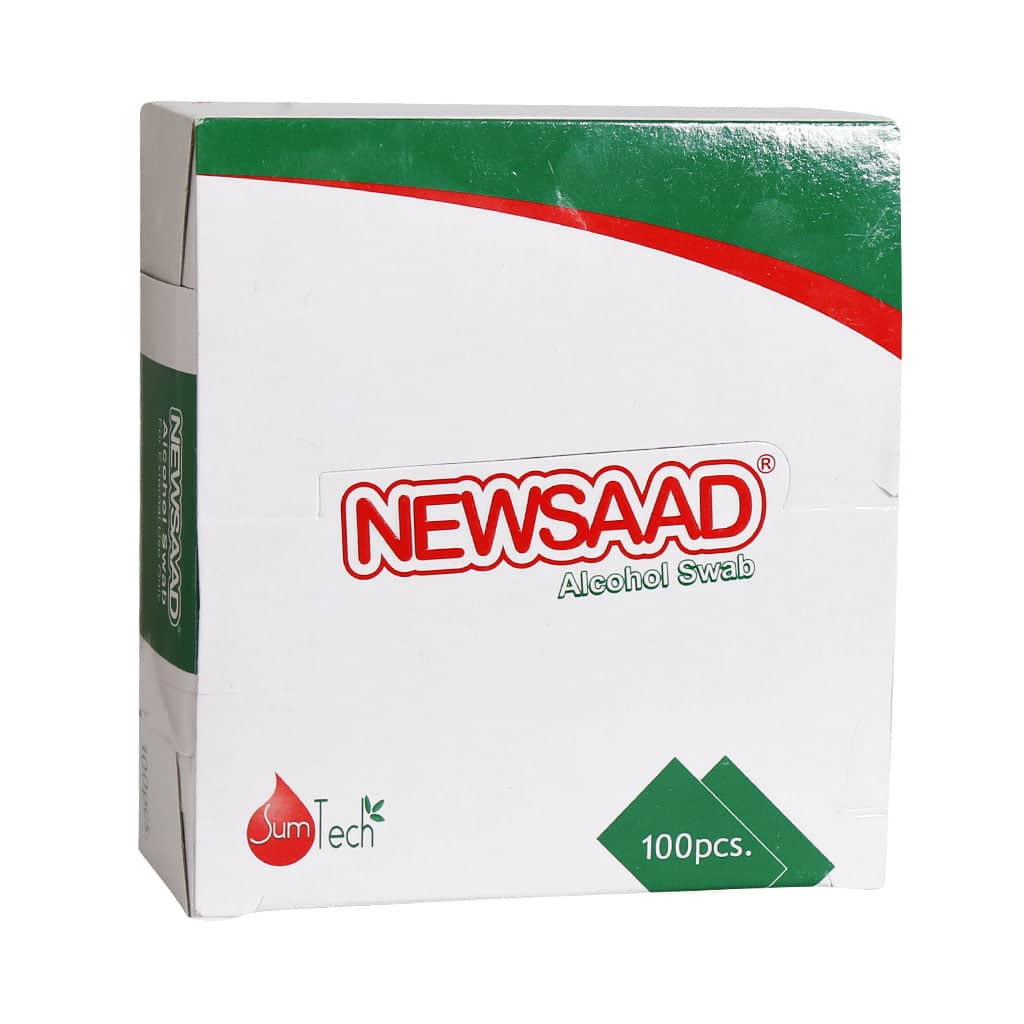 Newsaad A-12 100pcs Pack Alcohol Pad