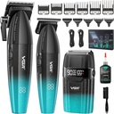 VGR V-640 (3pcs) Hair Trimmer