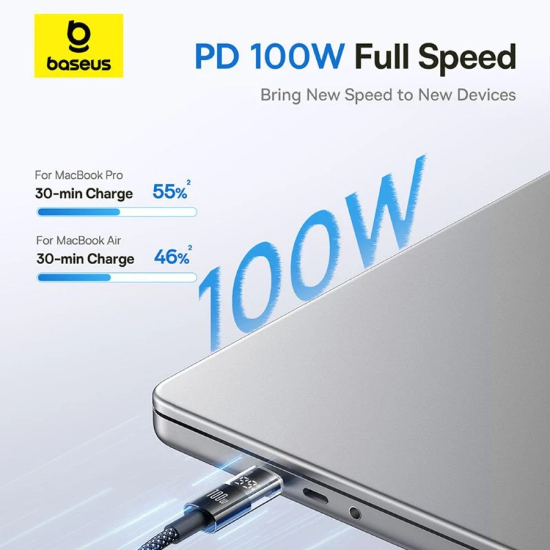 Baseus Display 2 Fast Charging 2m USB-C Cable P10382702121-00