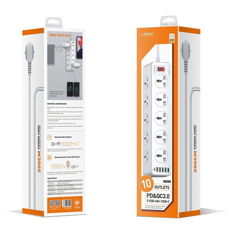 LDNIO SC10610 Power Strip
