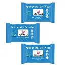بسته سه عددی دستمال مرطوب Newsaad مدل AntiBacterial-W3 