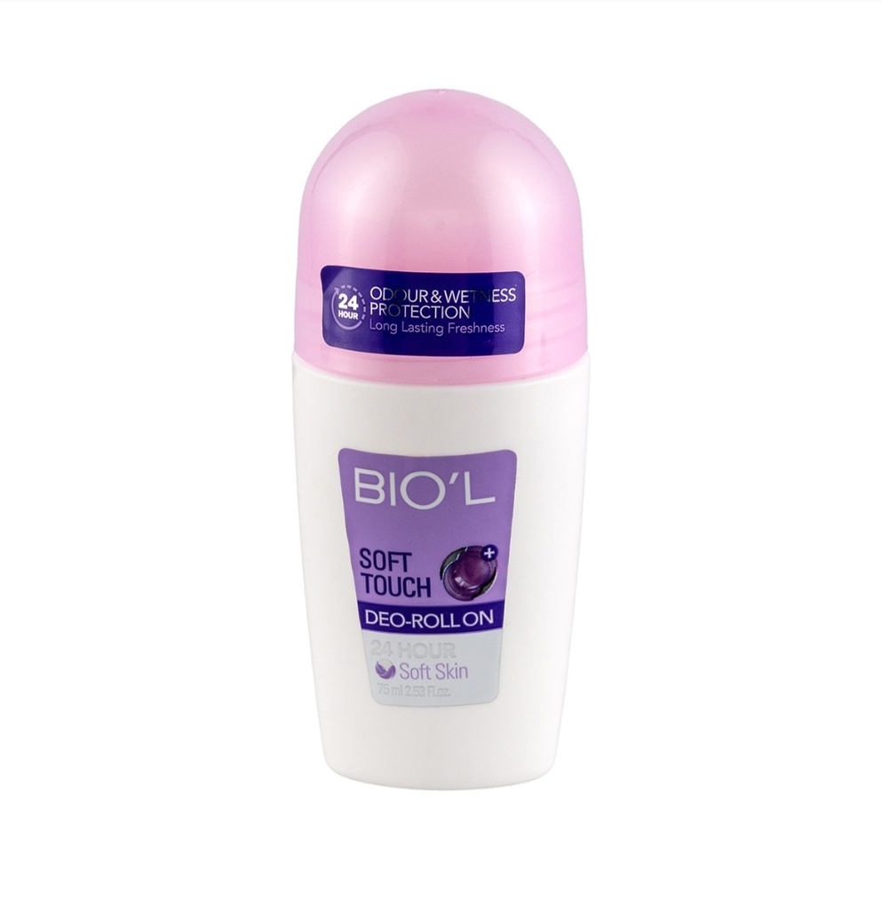 رول دئودرانت زنانه بیول مدل SOFT TOUCH حجم75ml 