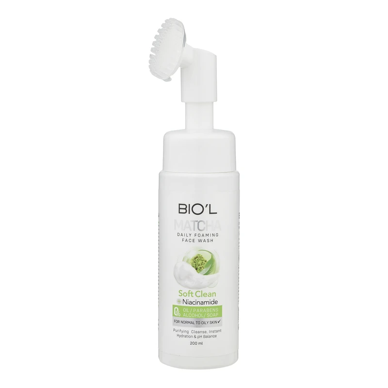  فوم شستشو صورت  Biol مدل MATCHA حجم 200ml 