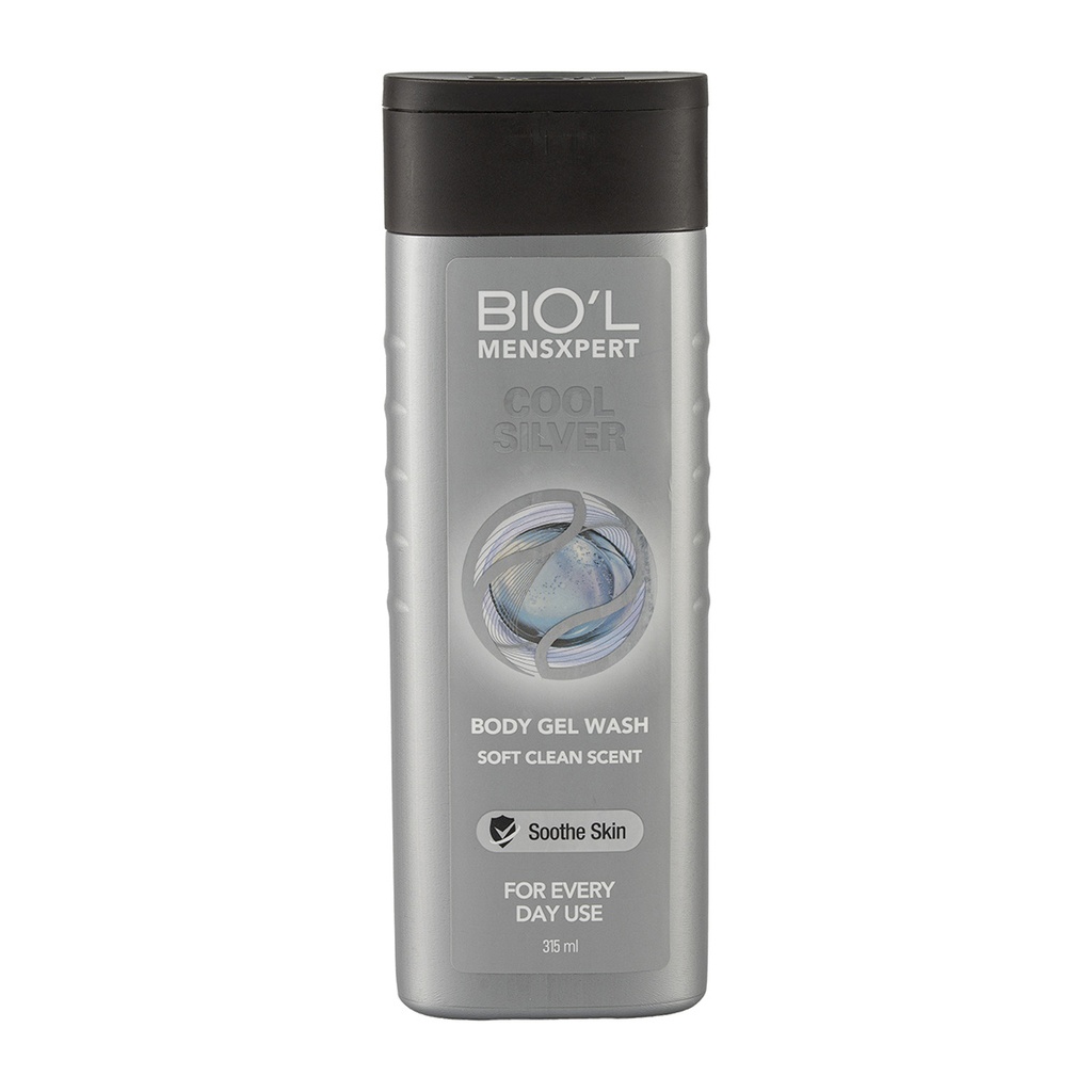شامپو بدن Biol مدل Cool Silver حجم 315ml مناسب انواع پوست 