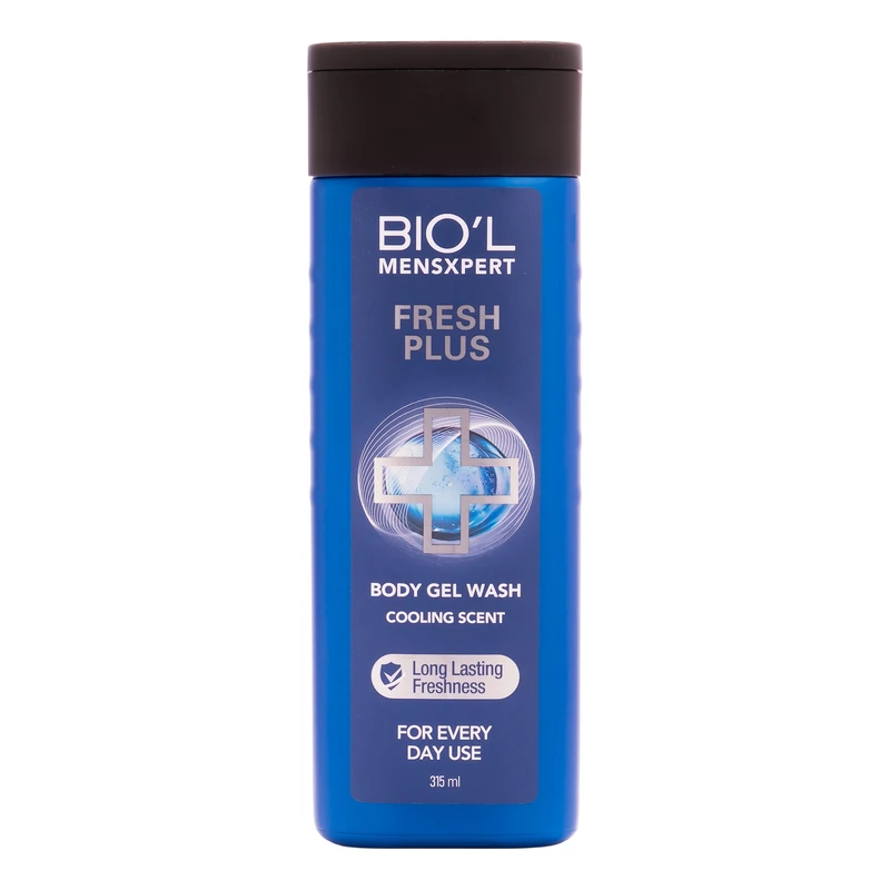 شامپو بدن Biol مدل Fresh Plus حجم 315ml مناسب انواع پوست 