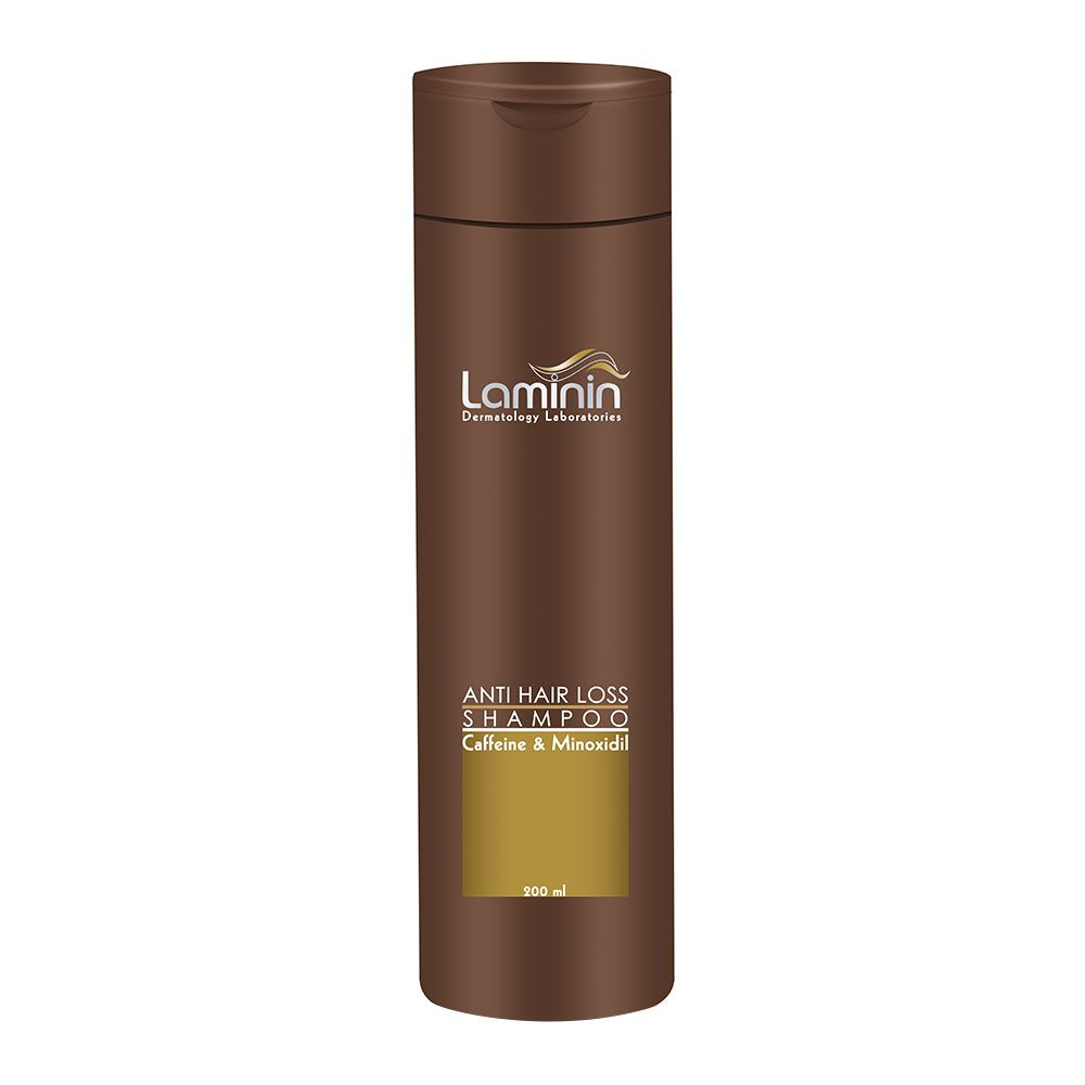 شامپو تقویت کننده  Laminin مدل Caffeine حجم 200ml مناسب انواع مو 