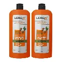 پک دو عددی نرم کننده مو Lerox مدل Daily Shea Butter حجم 550g 