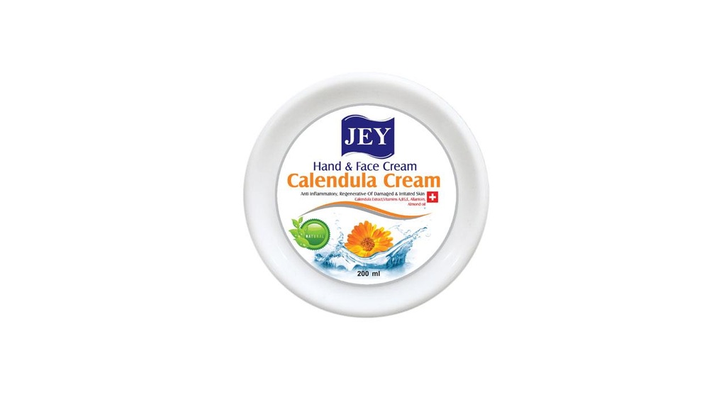 کرم دست و صورت Jey Oil Calendula حجم 200ml 