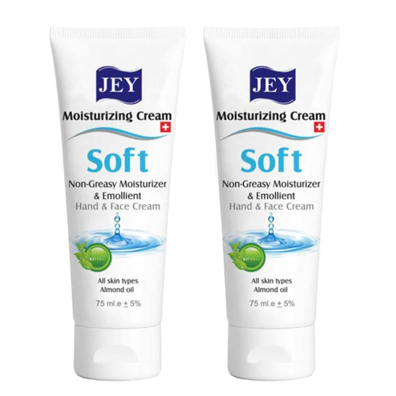 پک دو عددی کرم نرم کننده Jey مدل Soft حجم 75ml 