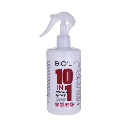اسپری نرم کننده مو بیول 10IN1 حجم 400ml  مناسب موهای فر     