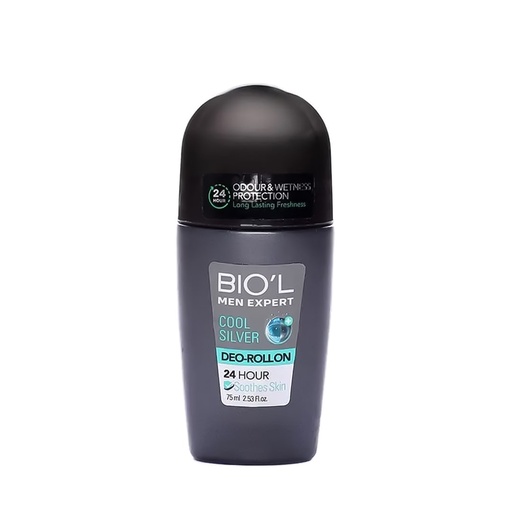 رول دئودرانت مردانه بیول مدل COOL SILVER حجم75ml  
