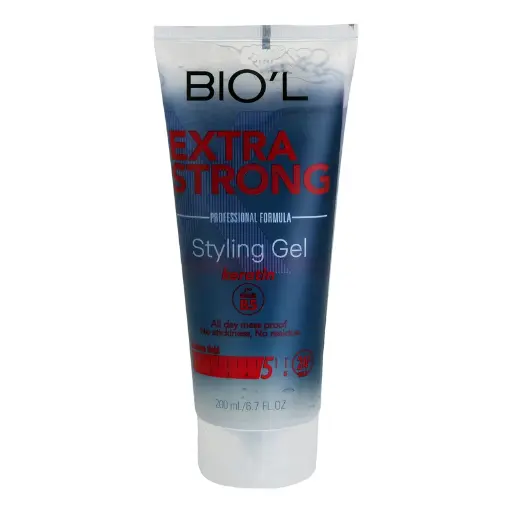 ژل مو بیول مدل EXTRA STRONG حجم200ml مناسب انواع مو