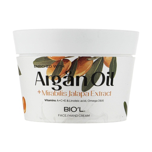 کرم مرطوب کننده Biol مدل Argan Oil حجم 200ml 
