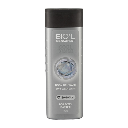 شامپو بدن Biol مدل Cool Silver حجم 315ml مناسب انواع پوست 
