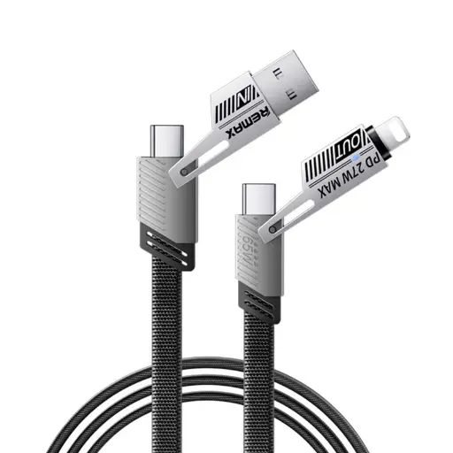 کابل Remax مدل RC-C189 سری USB-C/USB to USB-C/Lightning طول 1 متر