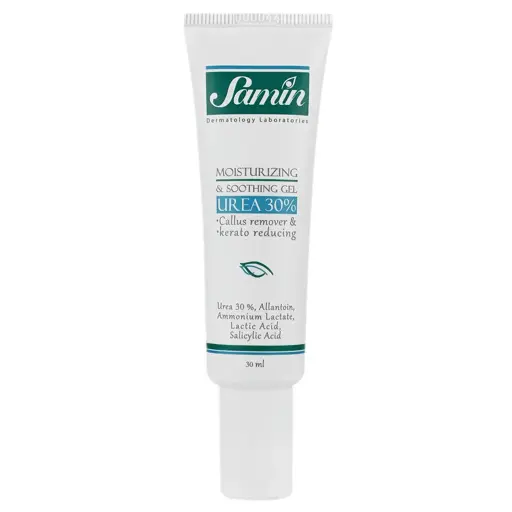 ژل مرطوب کننده Samin مدل Urea 30 حجم 30ml 