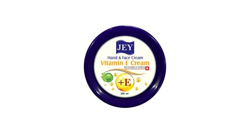 کرم دست و صورت Jey مدل Vitamin E حجم 200ml 