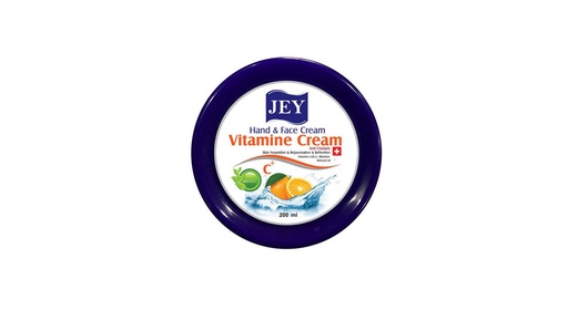 کرم دست و صورت Jey مدل Vitamin C حجم 200ml 